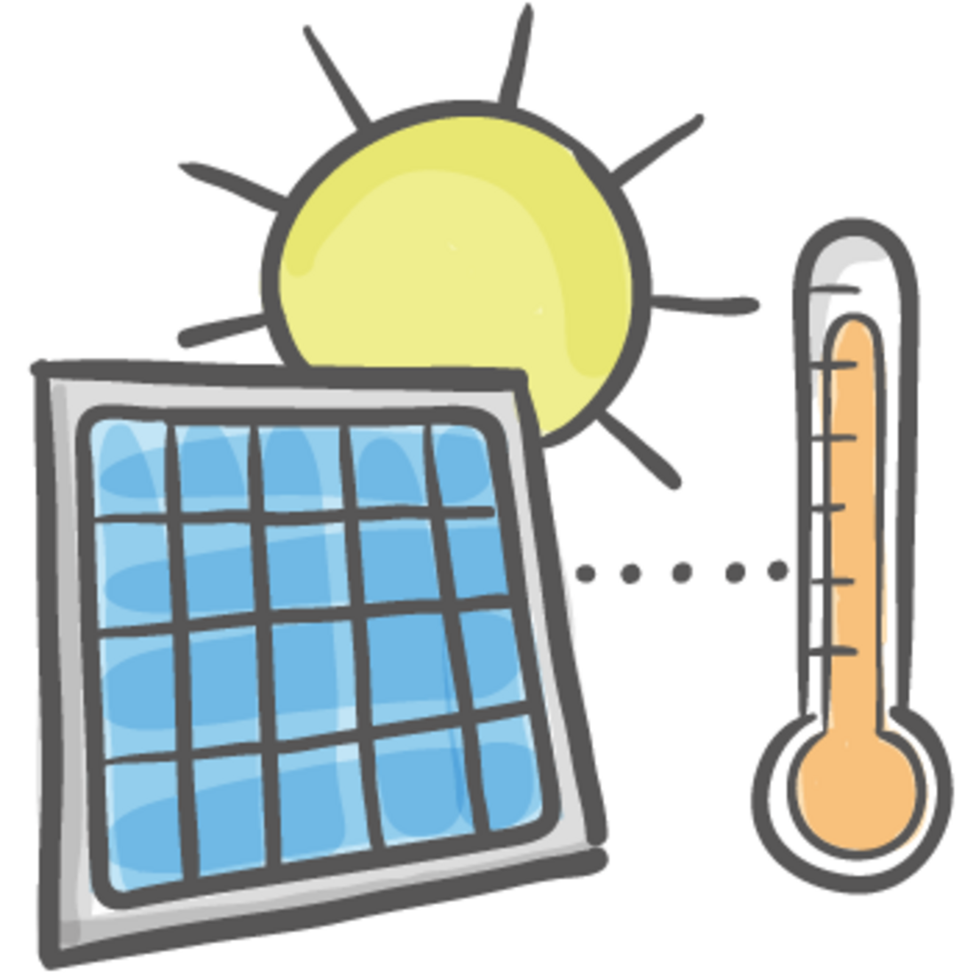  Combination solar-power system and heatpump