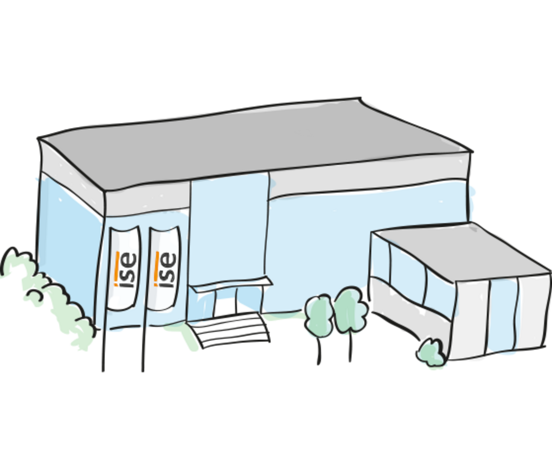 Illustration ise Gebäude