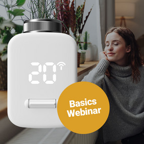Drahtlos wohlfühlen - mit dem KNX RF Multi Heizkörperthermostat
