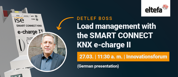 Load management with SMART CONNECT KNX e-charge II 